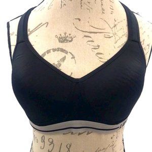 Izod Black & Gray Sports Bra Size 38C